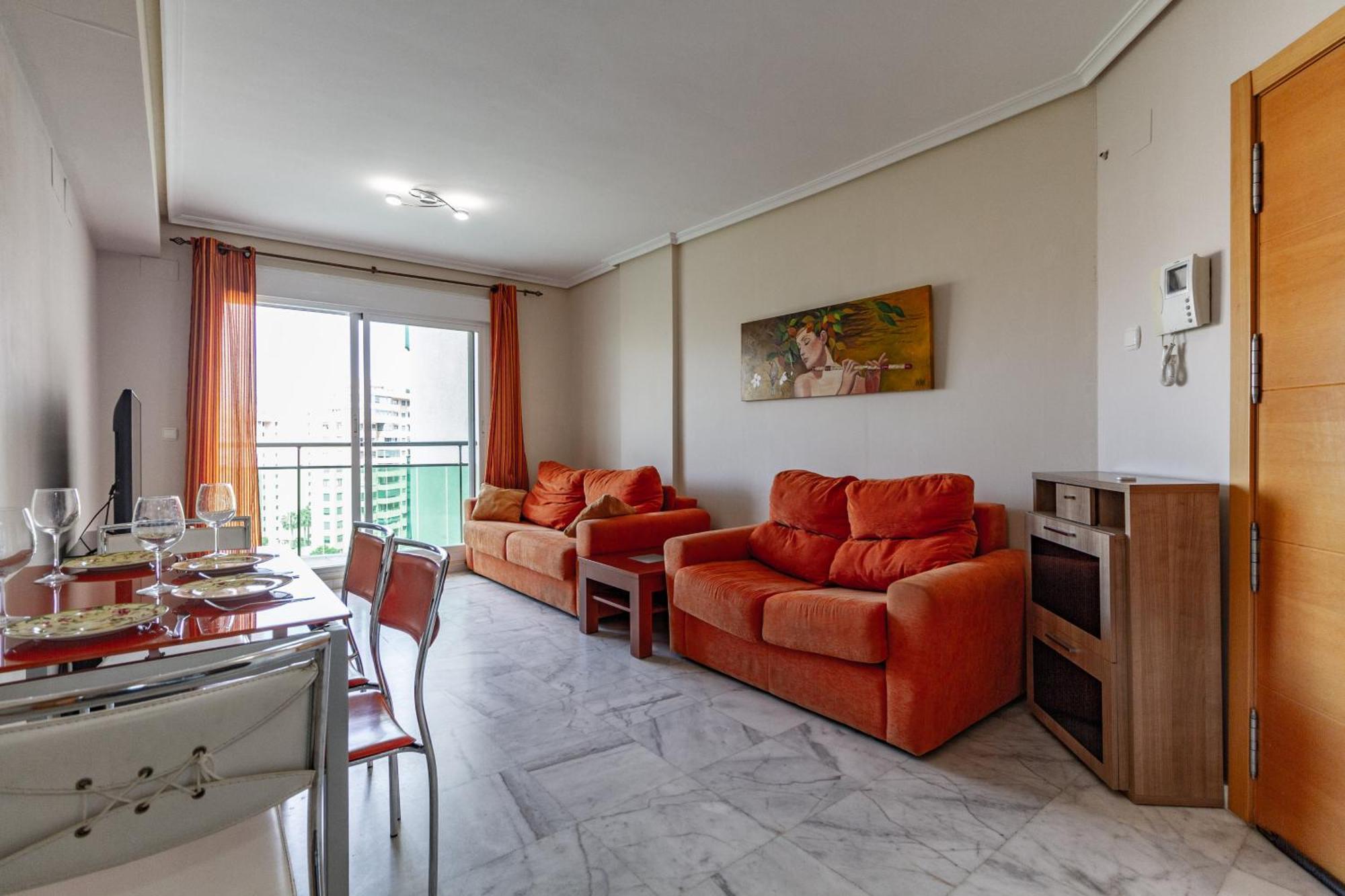 Apartment Vilapark With Pool, Free Parking, Terrace, Beach 貝尼多姆 外观 照片