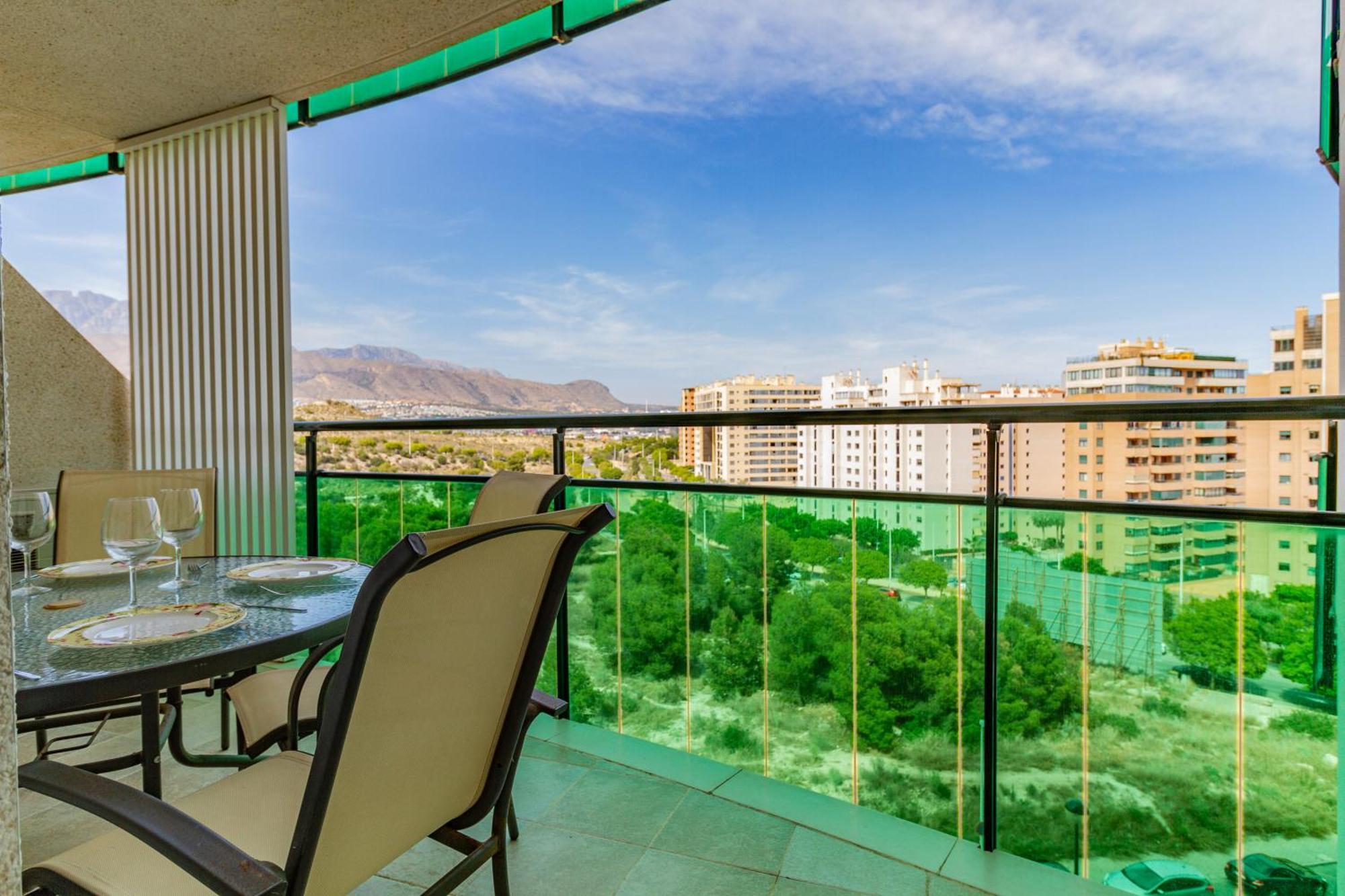 Apartment Vilapark With Pool, Free Parking, Terrace, Beach 貝尼多姆 外观 照片