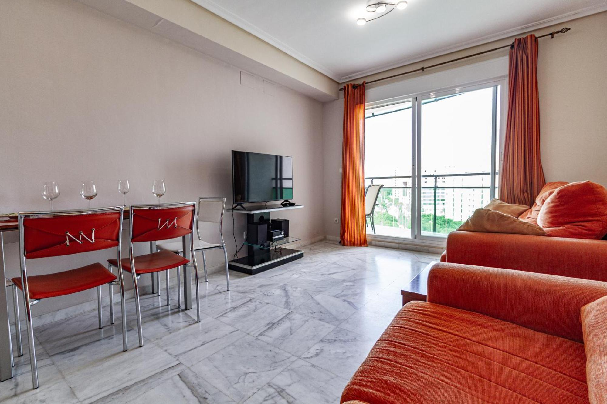Apartment Vilapark With Pool, Free Parking, Terrace, Beach 貝尼多姆 外观 照片