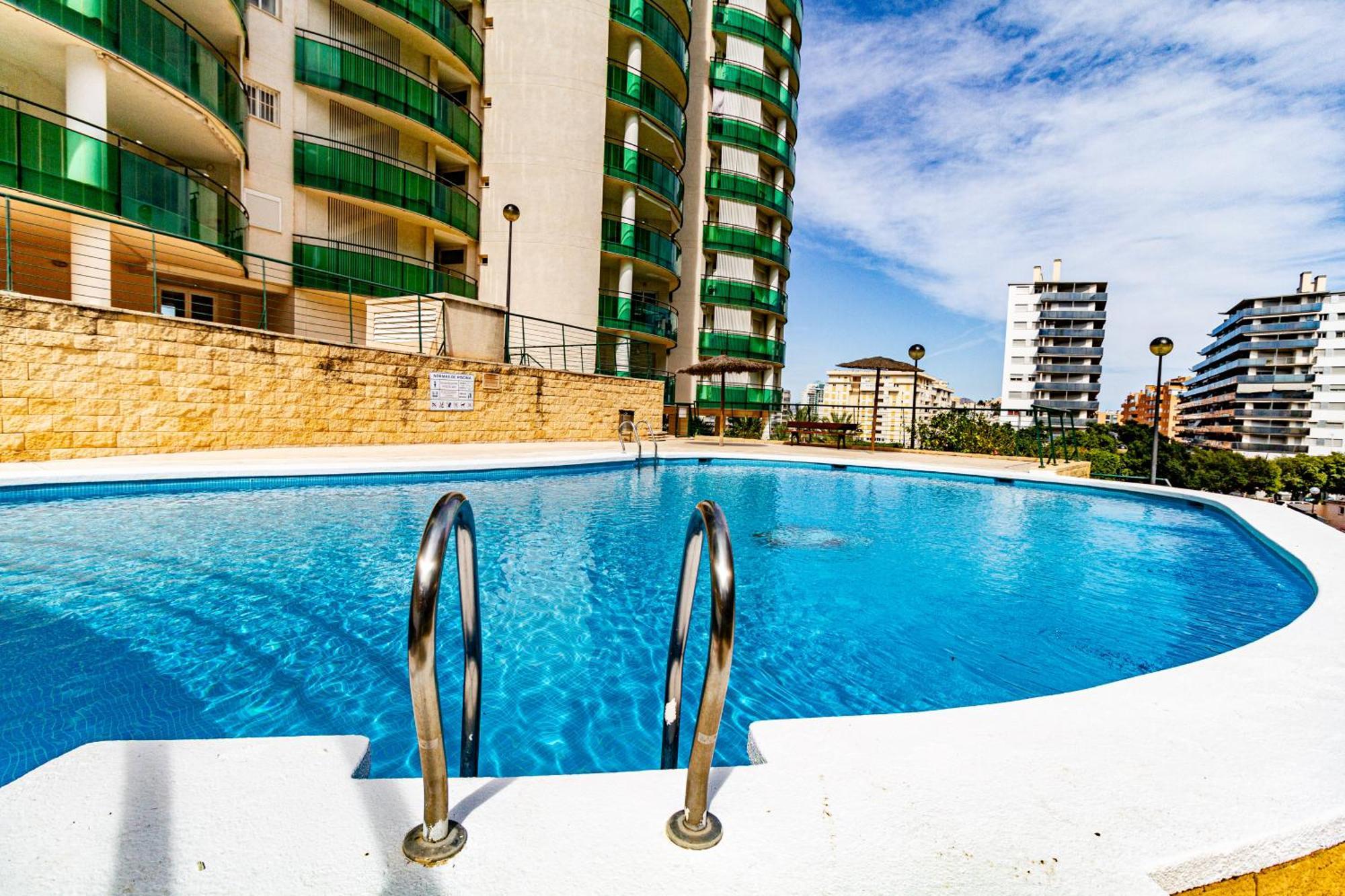 Apartment Vilapark With Pool, Free Parking, Terrace, Beach 貝尼多姆 外观 照片