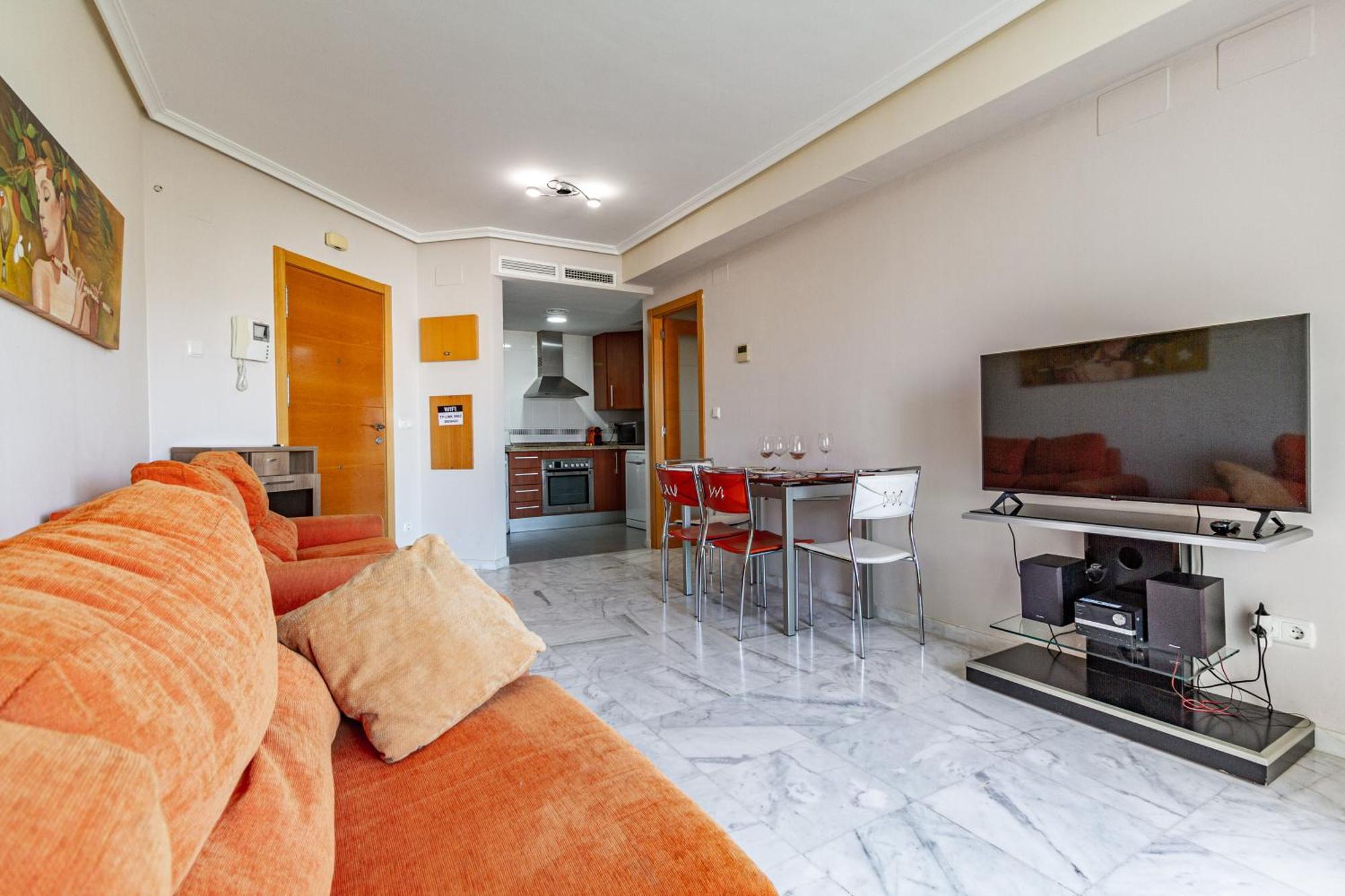 Apartment Vilapark With Pool, Free Parking, Terrace, Beach 貝尼多姆 外观 照片